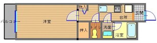 石橋 徒歩2分 2階の物件間取画像